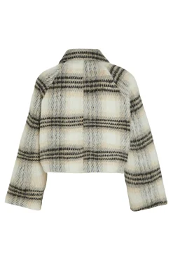 Chaqueta de pa&ntilde;o abotonada