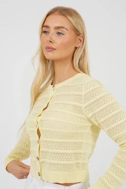Chaqueta de punto troquelado