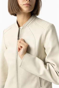 Chaqueta efecto piel