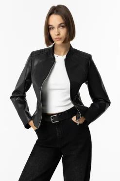 Chaqueta Efecto Piel