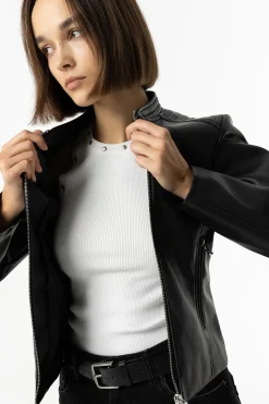 Chaqueta Efecto Piel