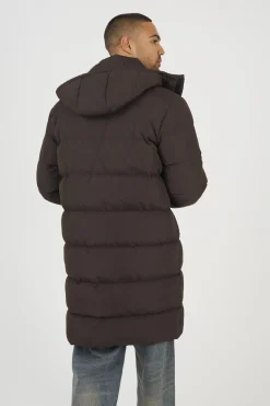 Chaqueta larga acolchada