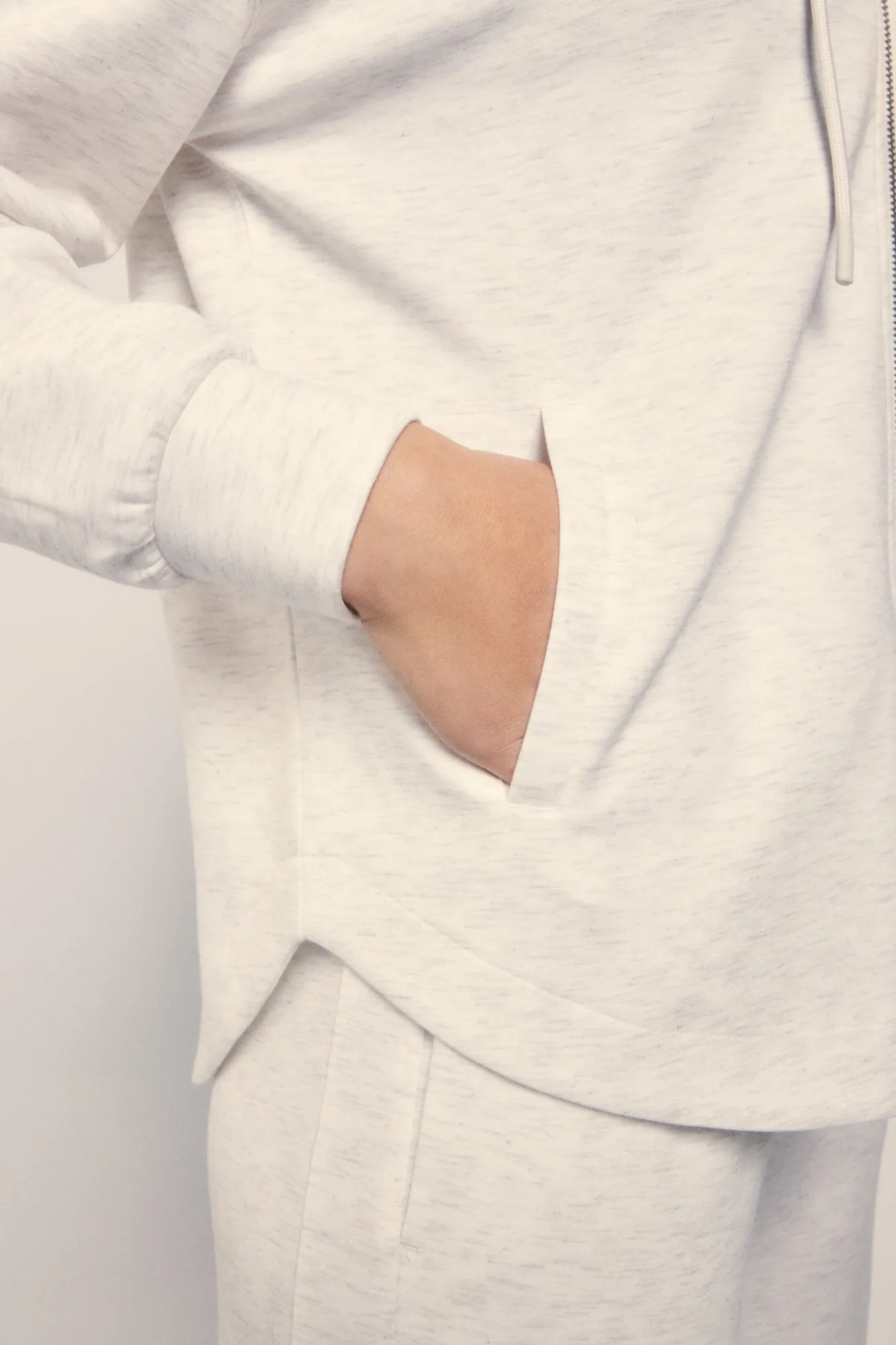 Chaqueta modal tacto suave gris