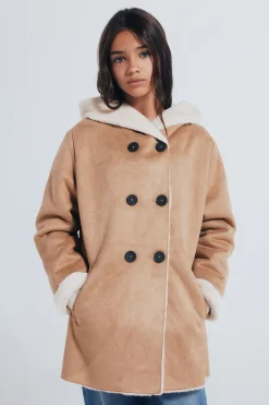Chaqueta pa&ntilde;o cruzada ni&ntilde;a