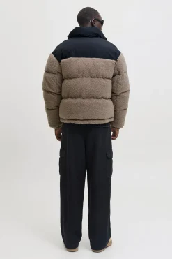Chaqueta puffer teddy