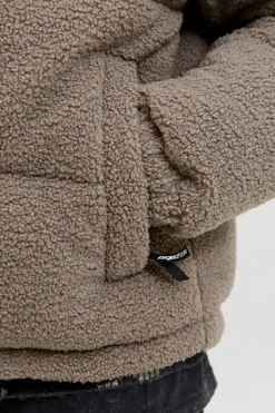 Chaqueta puffer teddy
