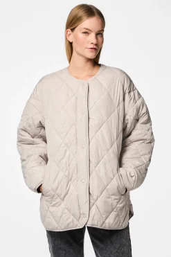 Chaqueta quilted botones