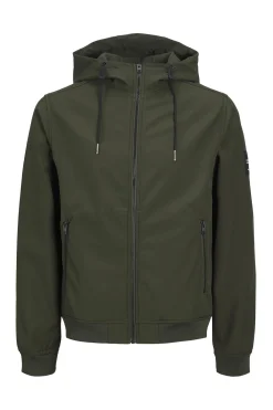 Chaqueta softshell con capucha