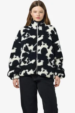 Chaqueta teddy cuadros