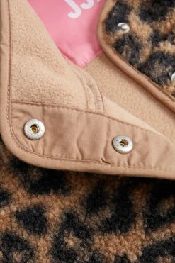 Chaqueta teddy leopardo