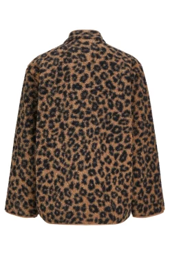 Chaqueta teddy leopardo