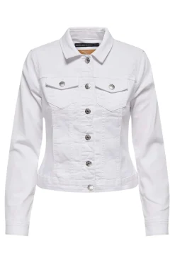 Chaqueta vaquera bolsillos delanteros