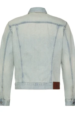 Chaqueta vaquera con logo