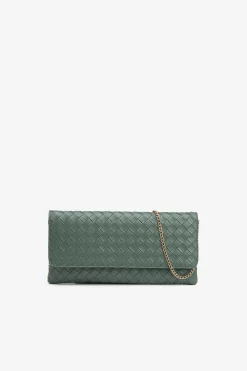 Clutch con textura de trama