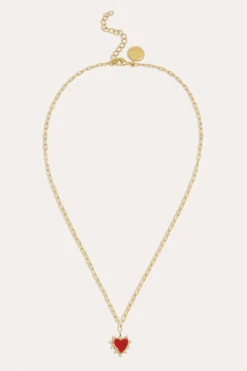 Collar Amour Baño Oro