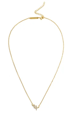 Collar Duo Spark Plata Ba&ntilde;o Oro