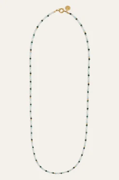 Collar Long Altea Ice Acero Baño Oro