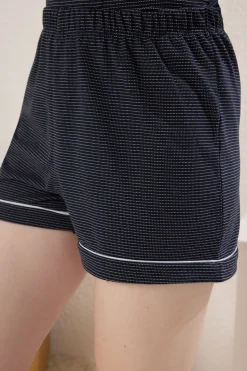 Conjunto pijama corto tirantes rayas