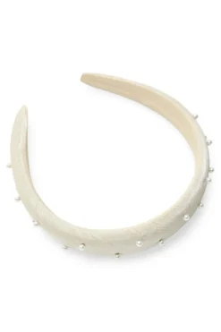 Diadema con perlas