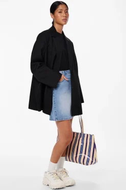 Falda corta denim