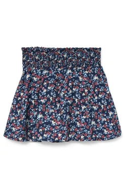 Falda corta flores