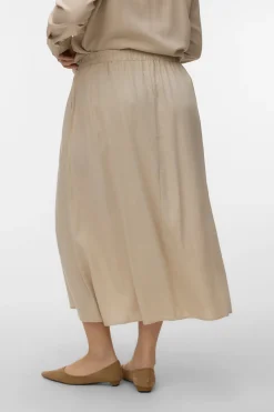 Falda lino 7/8 talla grande