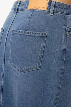 Falda midi denim