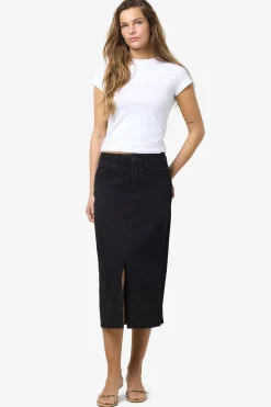 Falda midi denim