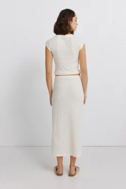 Falda midi estructura