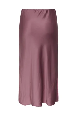 Falda midi satinada talla grande