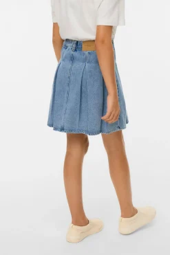 Falda vaquera tablas