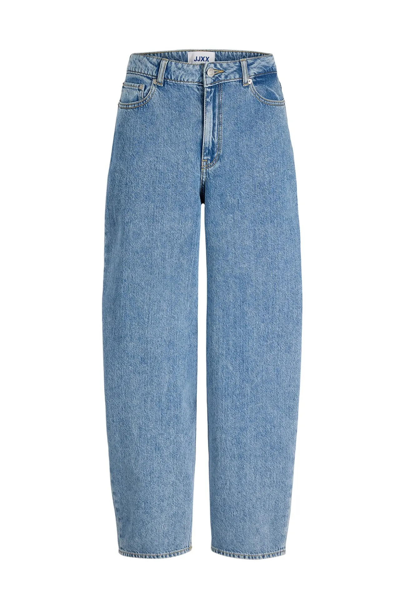 Jeans barrel tiro medio