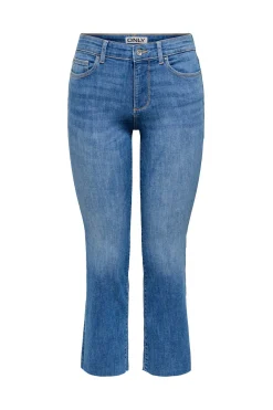 Jeans flared crop