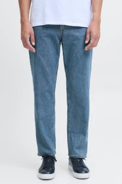 Jeans loose tiro medio vaquero