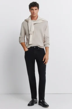 Jeans negro lavado skinny fit