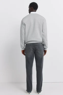 Jeans negro lavado slim fit
