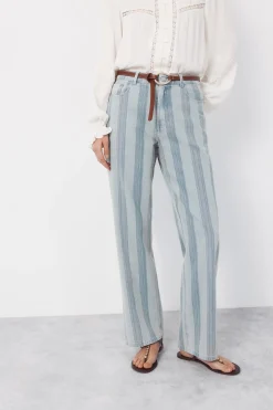 Jeans rayas Recto