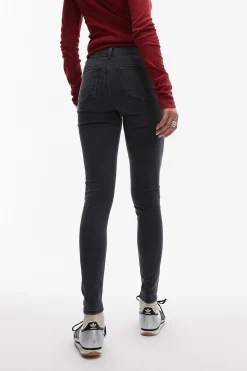 Jeans skinny de tiro alto