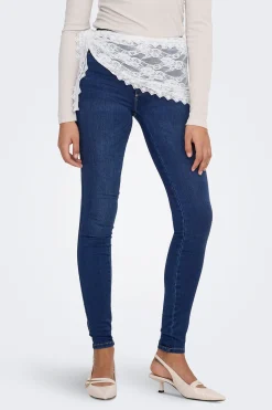 Jeans Skinny Tiro Alto