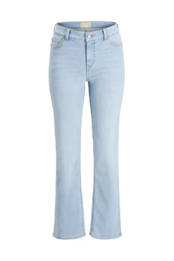 Jeans slim tiro medio