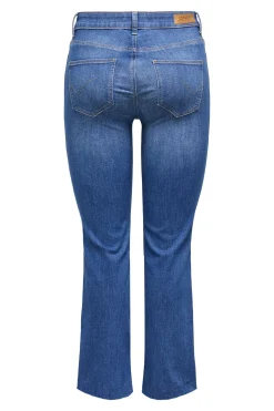 Jeans Straight Tiro Medio