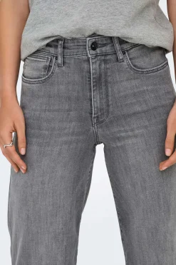 Jeans wide leg crop