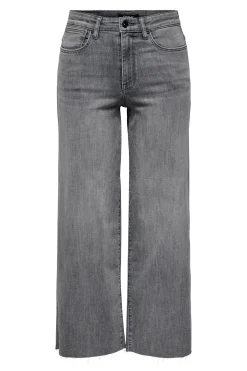 Jeans wide leg crop