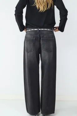 Jeans wide leg loose