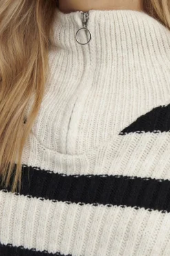 Jersey cuello alto cremallera