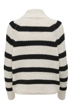 Jersey cuello alto cremallera