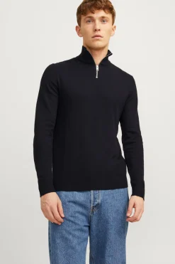 Jersey cuello alto cremallera
