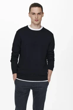 Jersey de hombre de cuello redondo regular fit.