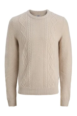 Jersey de punto trenzado
