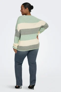 Jersey de rayas talla grande